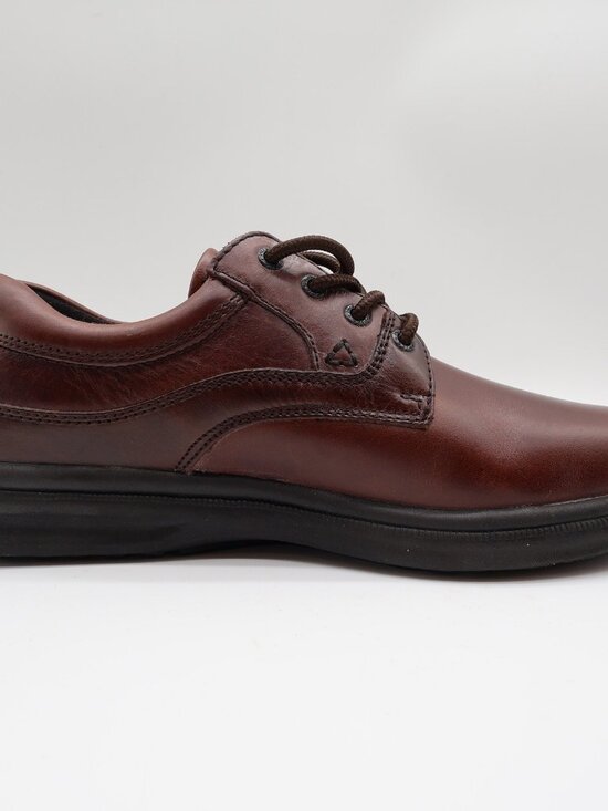 Hush Puppies Glen Casual Shoes Mens 10 Dark Brown Leather Oxford ZeroG Comfort main image 9